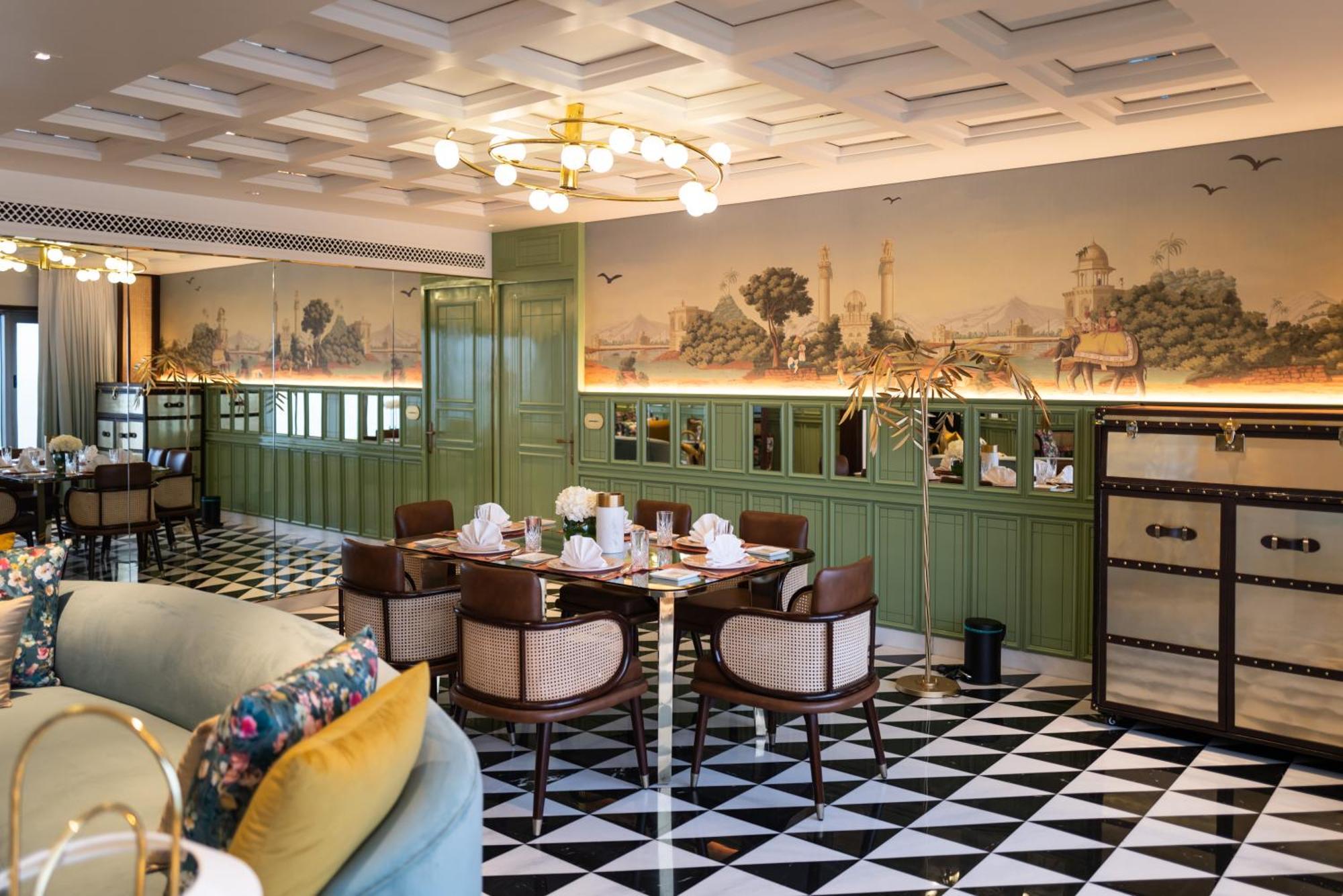 Hotel Taj Lands End Bombay Exterior foto The interior of the restaurant